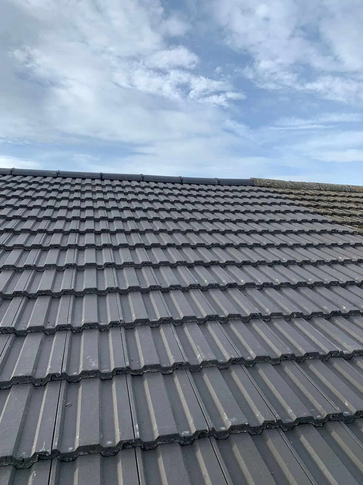 Concrete tile re-roof