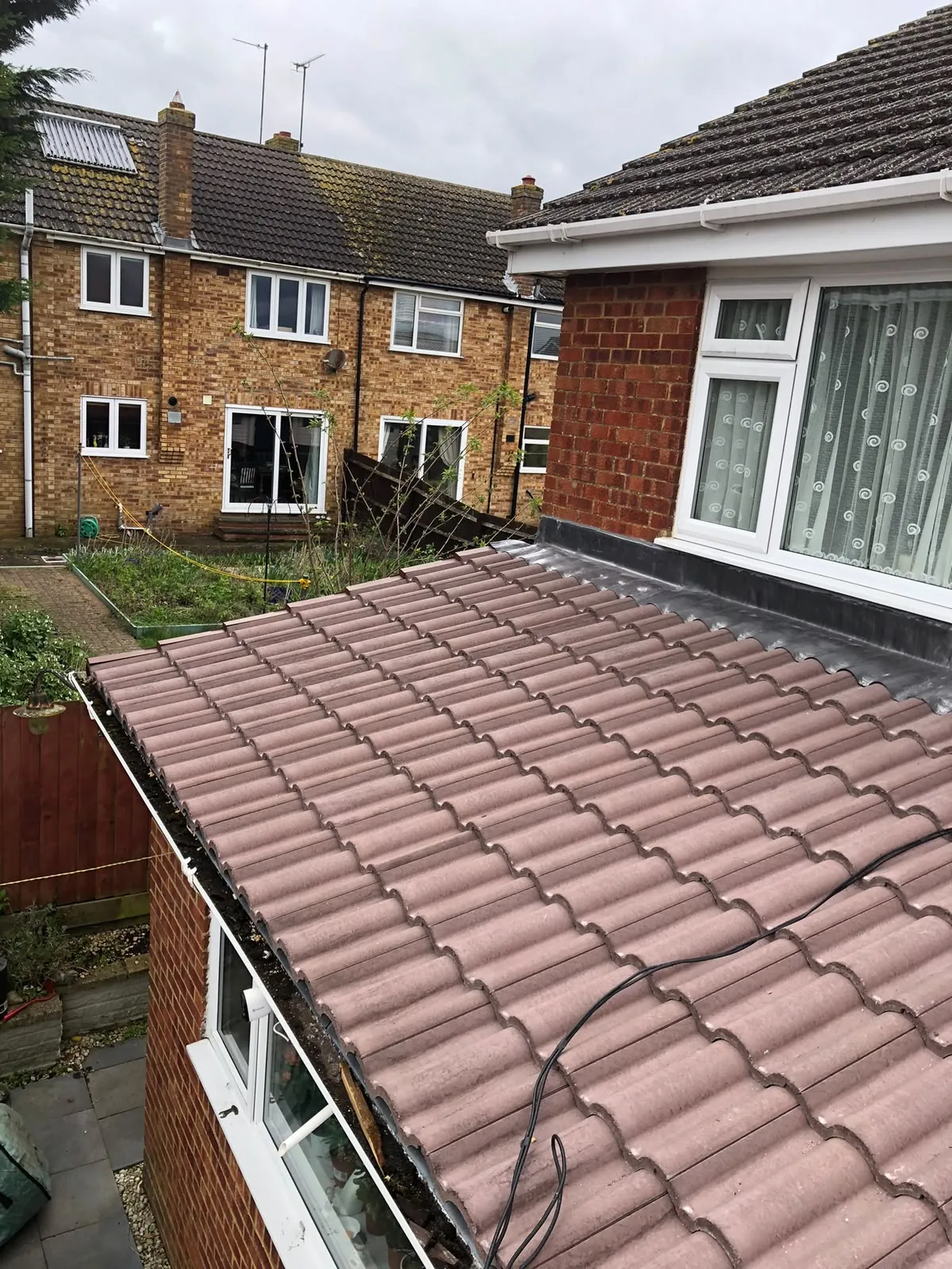 New tiles, fascia and guttering